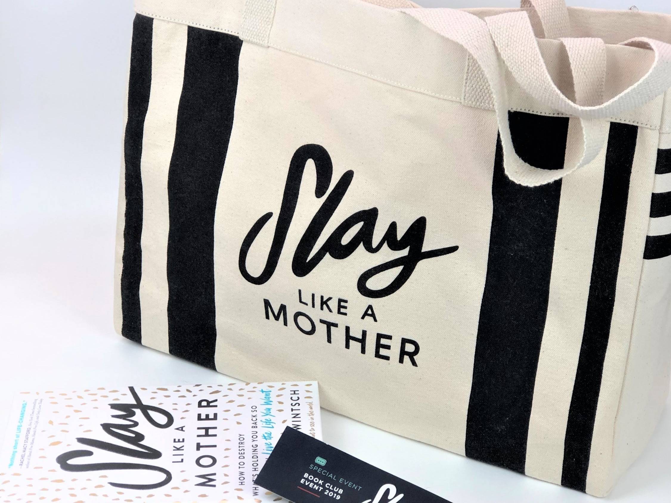 Fuze Formulas | Slay Like a Mother Tote, Book, and Bookmark
